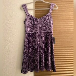 NWT Never Worn | Winter Velvet Sweetheart A-Line Mini Dress